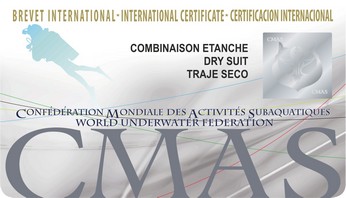 Formation cours de Spécialité étanche, eLearning CMAS