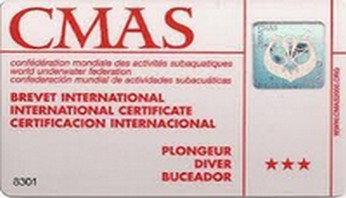 Formation de plongée CMAS 3*,elearning