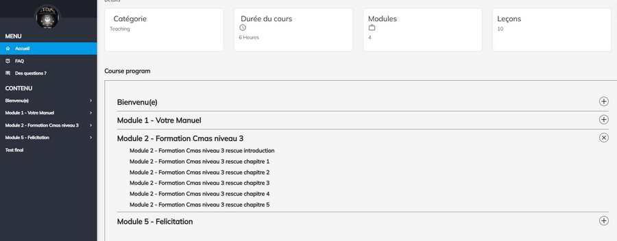 Devenir niveau spécialite épave CMAS en plongée