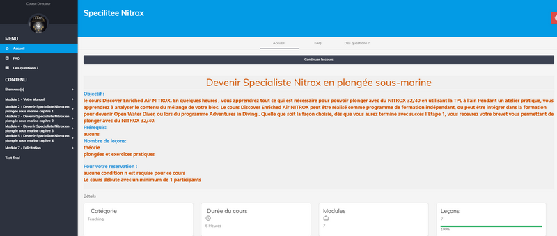 Devenir niveau Securité et premiers secours CMAS en plongée