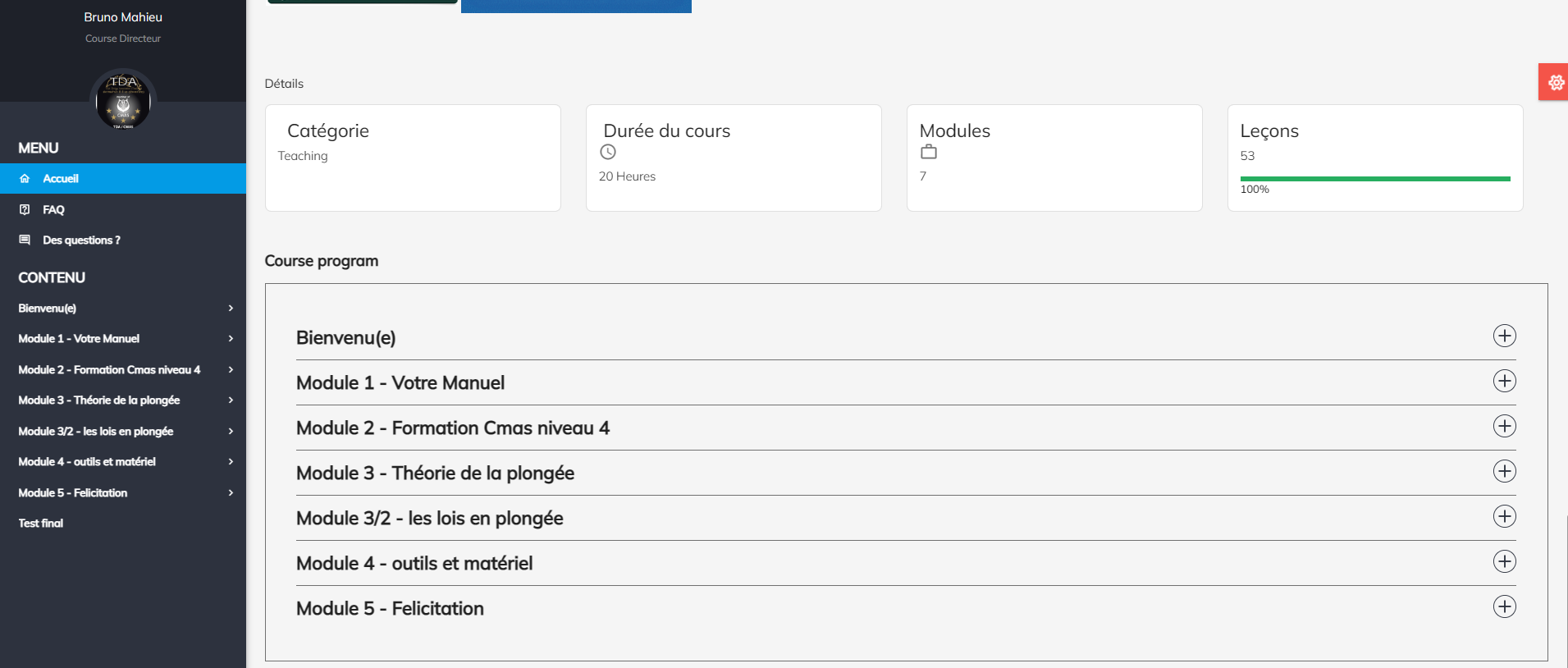 Devenir Niveau 4 CMAS en plongée sous-marine